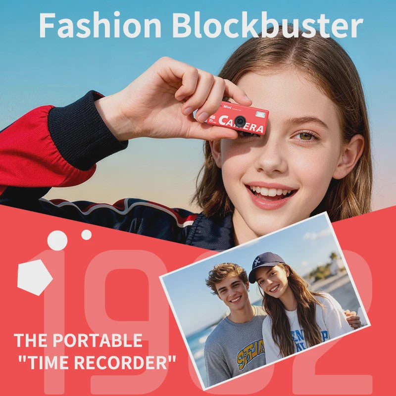 Retro Mini Digitale Camera met Sleutelhanger & Flip Screen - 720P Video Recorder