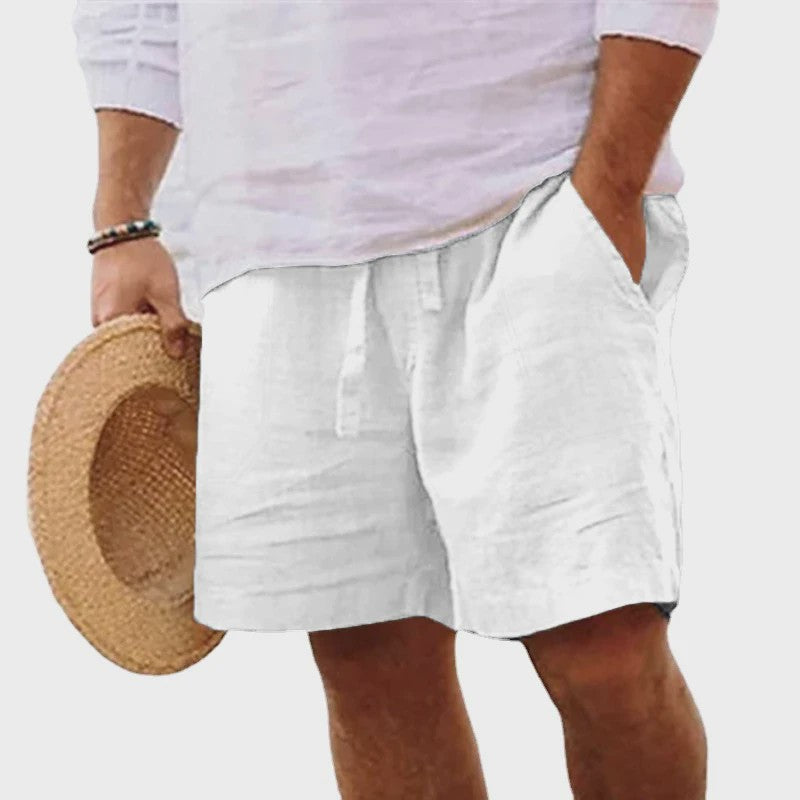 Lichtgewicht Heren Katoenen Shorts - Comfortabel voor Sport, Strand & Casual