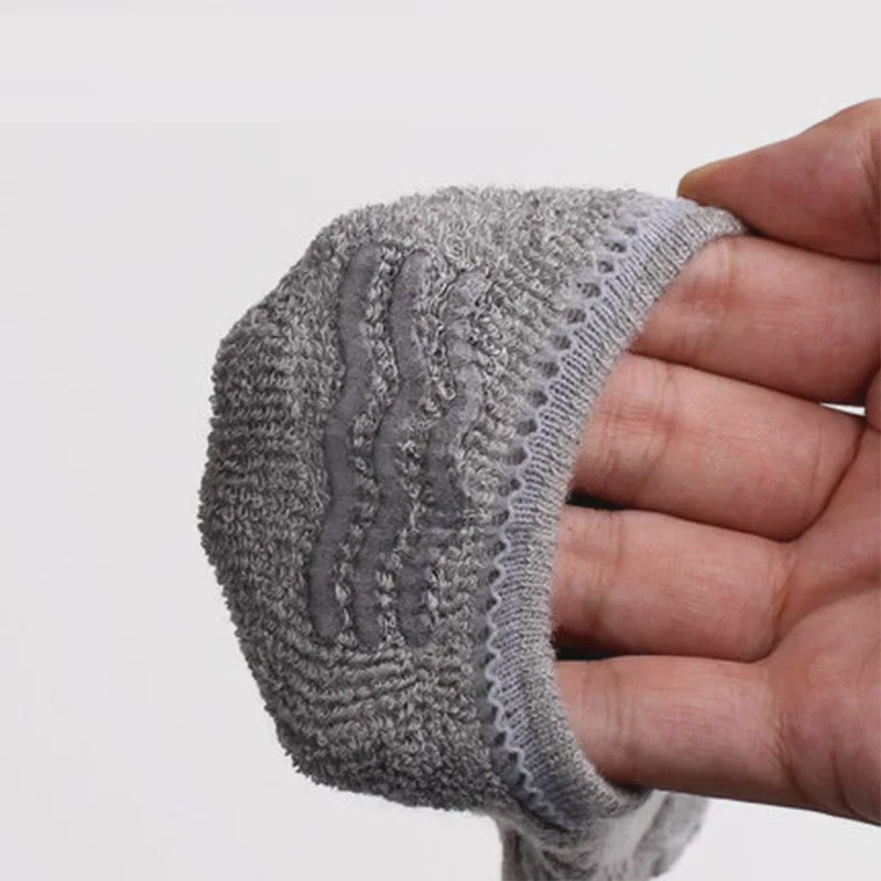 5 Paar Heren Invisible Sokken Katoen met Terry Bodem & Anti-Slip - Maat 41-45