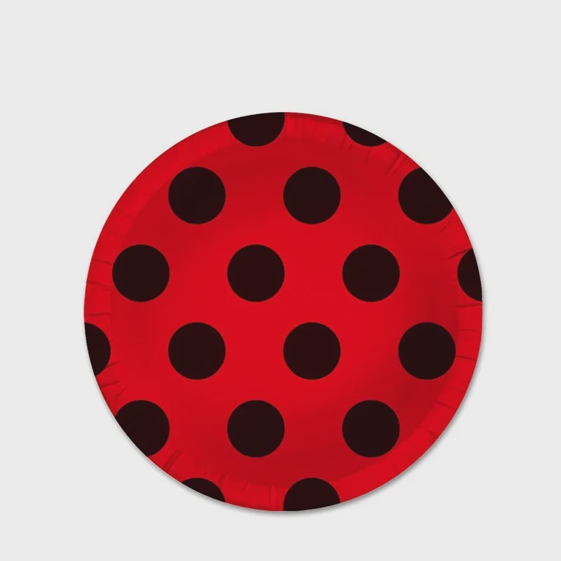 Lieveheersbeestje Feestartikelen Set - Bordjes, Bekers, Decoratie voor Kinderfeestjes
