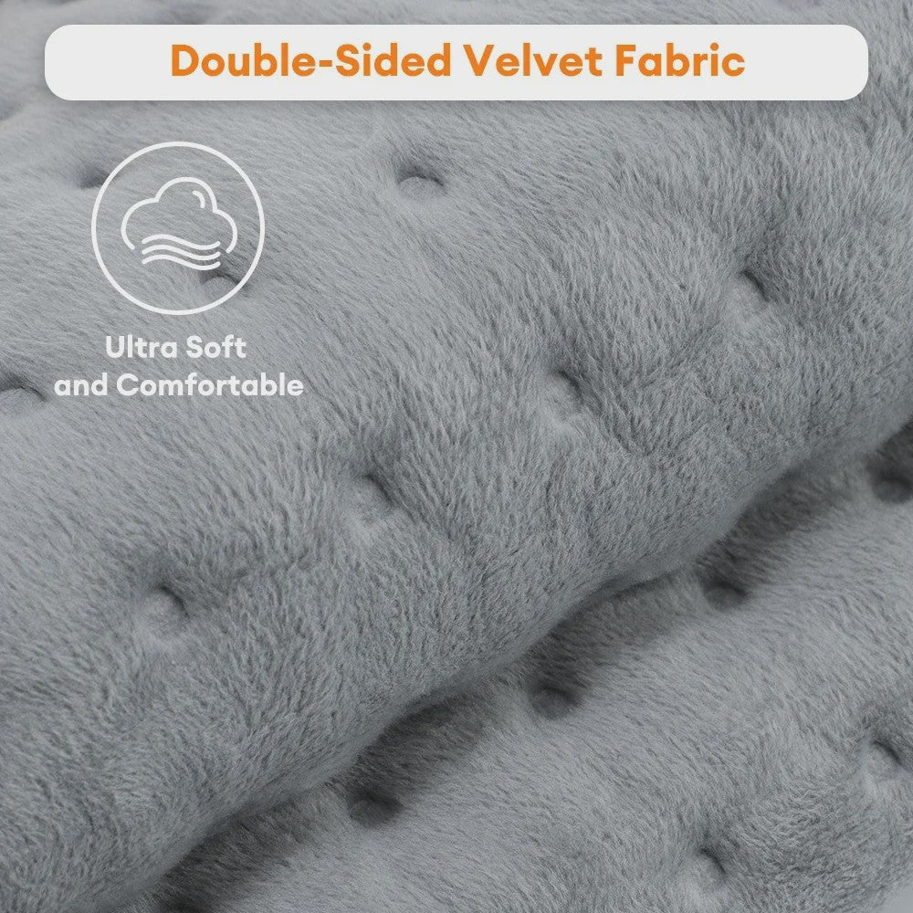 Elektrische Verwarmingsdeken 30x60cm - Verstelbare Warmte & Timer voor Rug, Nek, Schouder - Wasbaar & Comfortabel