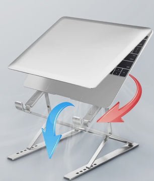 Verstelbare Aluminium Laptopstandaard - Opvouwbaar & Koelend