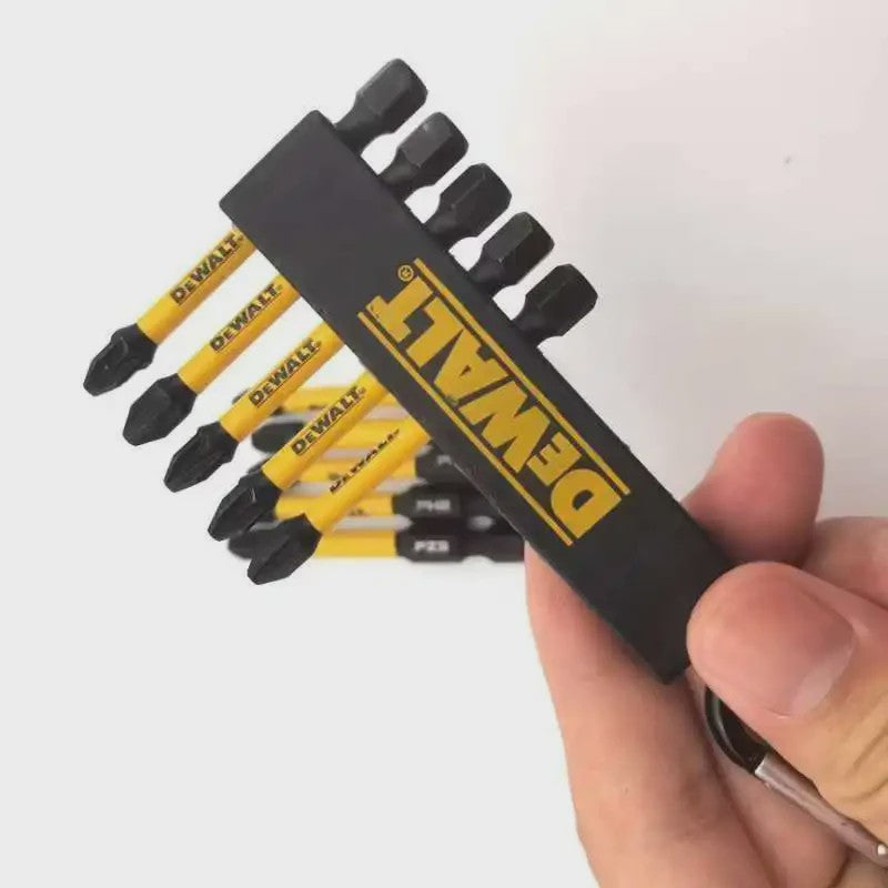 DEWALT FLEXTORQ Schroefbit Set - 10-delig Pozi & High Impact Bits PZ1, PZ2, PH2