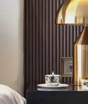 Luxe Moderne LED Tafellamp Goud - Scandinavisch Design, Oogvriendelijk Licht voor Woonkamer & Slaapkamer