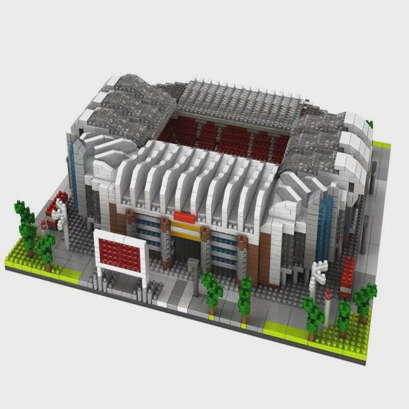 Bouwset Micro Blocks Voetbalstadion - Architectuur Speelgoed voor Volwassenen & Cadeau