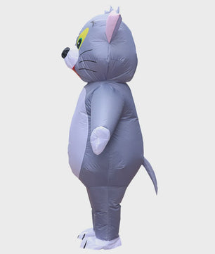 Opblaasbaar Kat en Muis Kostuum voor Volwassenen - Grappig Cosplay Outfit