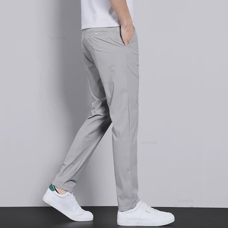 Herfst/Winter Heren Casual Broek - Elastisch, Sneldrogend & Ademend