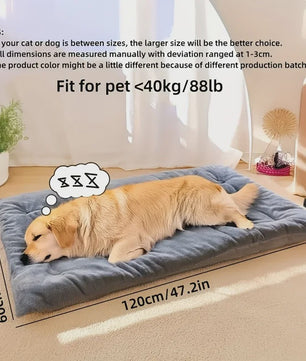 Extra Grote Pluche Hondenkussen - Super Zacht & Comfortabel Hondensofa Bed