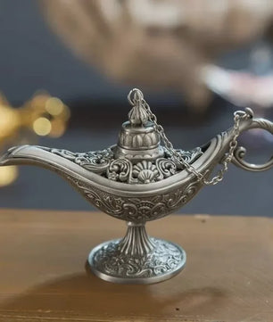 Retro Aladdin Olie Lamp Geurbrander - Decoratieve Aromatherapie Brander