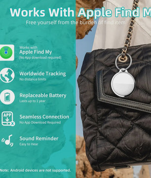Mini Bluetooth Tracker met Apple Find My compatibiliteit - Vind je spullen terug