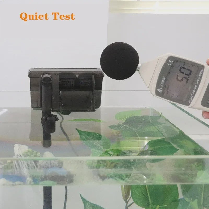 Hang-on Aquarium Filter met Waterval Effect - Efficiënte Watercirculatie