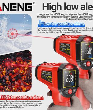 ANENG TH203 Infrarood Thermometer -50°C tot 600°C Contactloze Pyrometer