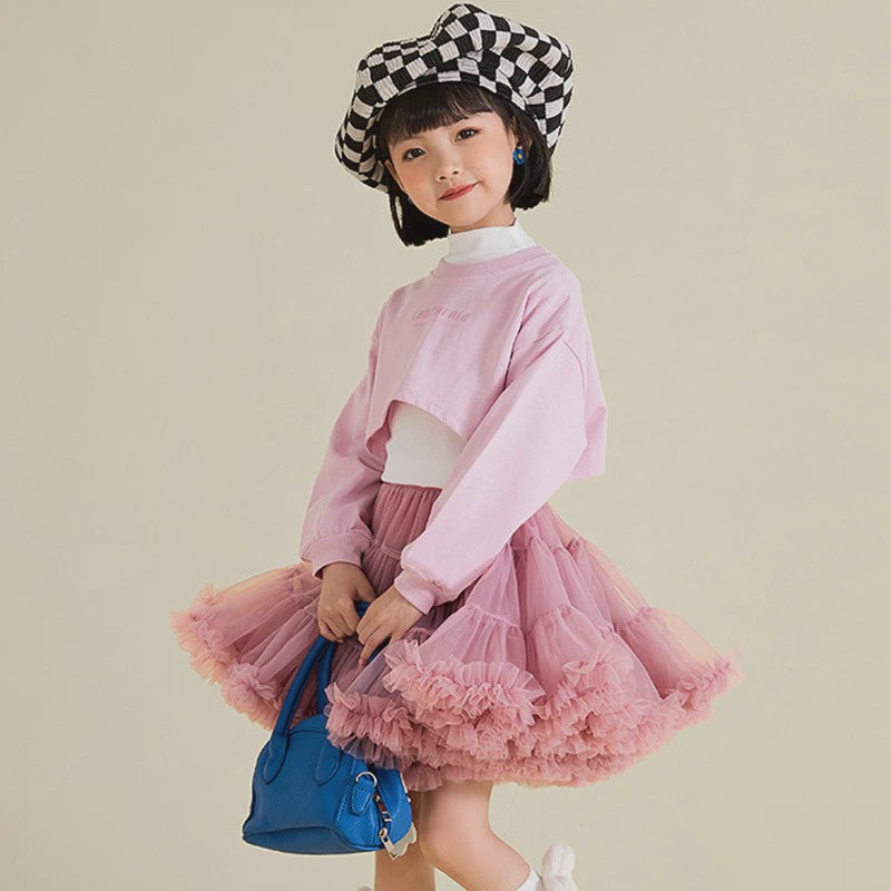 Luxe Babymeisjes Tule Tutu Rokje - Feestelijk & Dansbaar voor Kinderen