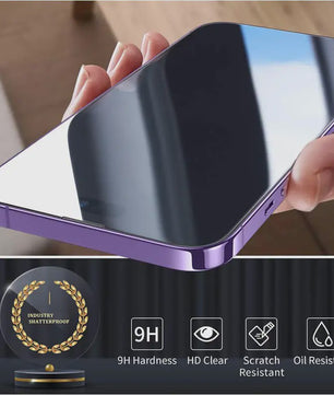 Gehard Glas Screenprotector voor iPhone 14 Pro & 15 Pro - Krasbestendig & HD Helder