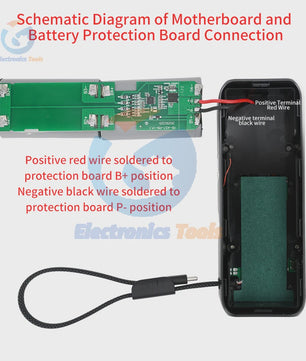 DIY Powerbank Kit: 100W PD Fast Charging Behuizing voor 4x 21700 Batterijen