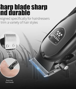 Professionele Baardtrimmer en Tondeuse Kit met LCD Display