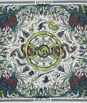 Unisex Katoenen Bandana met Dierenprint & Paisley Motief - Veelzijdig te Dragen