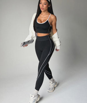 Seamless Yoga Set Dames: Sport BH & Hoge Taille Legging
