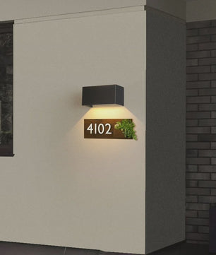 Moderne LED Wandlamp IP65 Waterdicht - Binnen & Buiten - Zwart/Wit