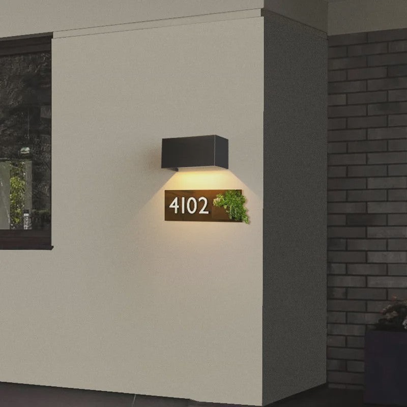 Moderne LED Wandlamp IP65 Waterdicht - Binnen & Buiten - Zwart/Wit