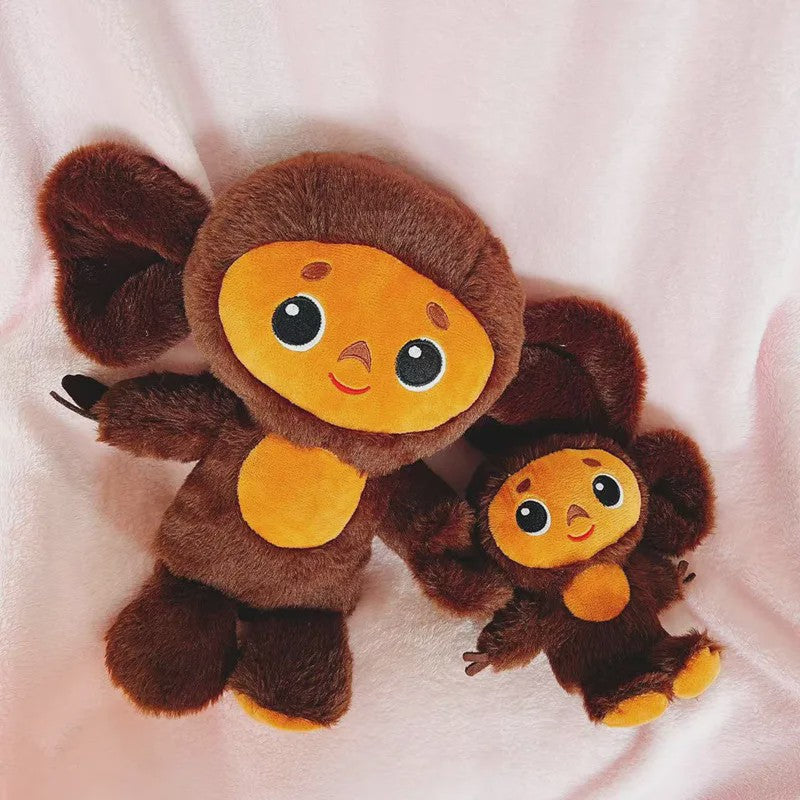 Schattige Cheburashka Knuffel - 18/23cm Pluche Aap Pop, Filmkarakter Cadeau voor Kinderen