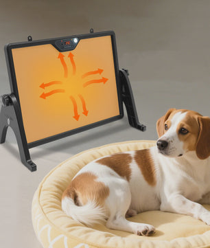 Verstelbare Warmteplaat 180W met Rotatie & Verlichting voor Kuikens, Puppy's en Kittens