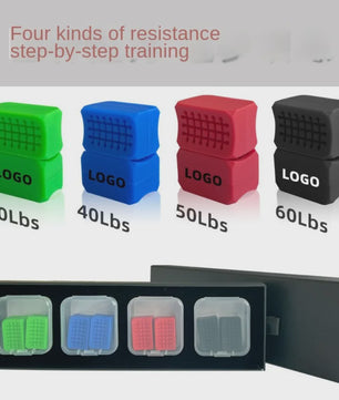 Kaaktrainer Set (2 Stuks) - Voedselkwaliteit Siliconen, Weerstand 30-60 Lbs
