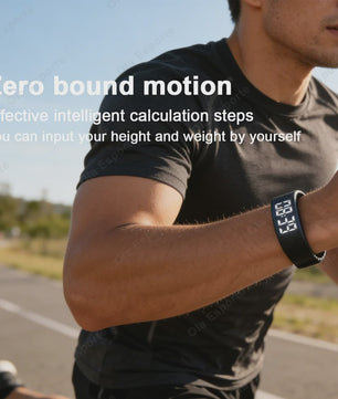 Smart Band HT30: Waterdichte LED Smartwatch met Stappenteller, Calorieënteller en Vibratiealarm