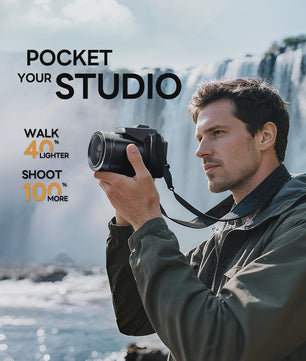 NBD S205E Digitale Camera: 5K Video, 64MP Foto, 16x Zoom & 3" Flip Screen