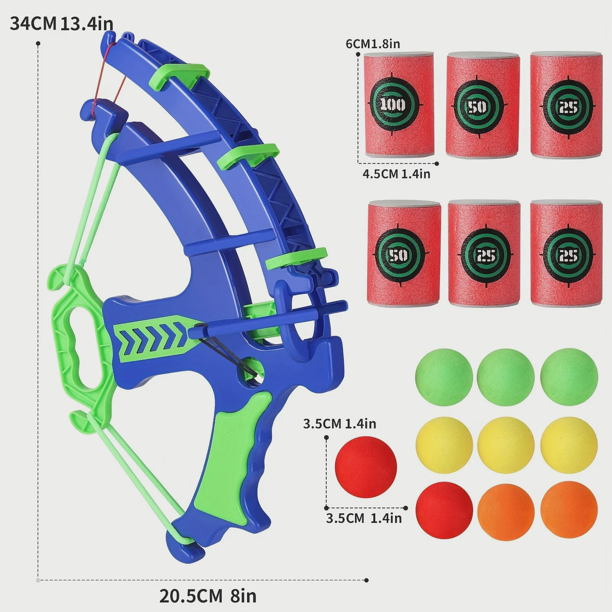 Soft Bullet Boogschietspel voor Kinderen - Educatief Oefenspeelgoed met Doelen