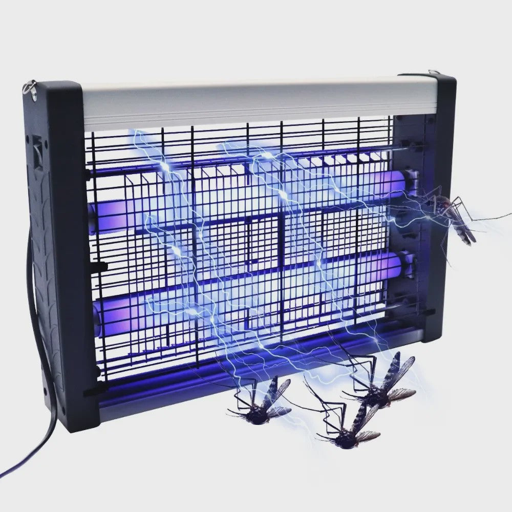 UV Muggenlamp - Oplaadbare Elektrische Insectendoder, Stiller dan 30dB, Binnen & Buiten