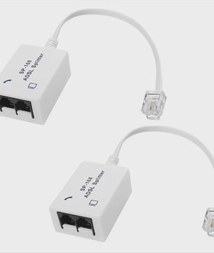 2x DSL ADSL Filter Splitter RJ11 Telefoon Modem Adapter