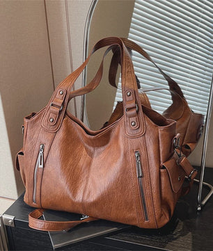 Stijlvolle PU Lederen Schoudertas voor Dames - Zacht & Fashionable