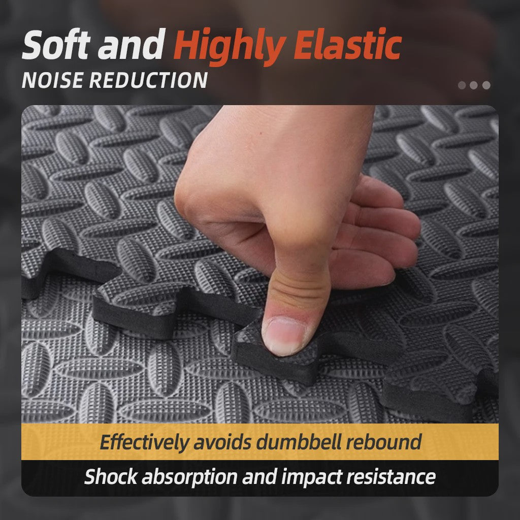 Interlocking EVA Foam Vloermatten 31cm - Anti-slip & Slijtvast voor Fitness, Gym & Speelkamer