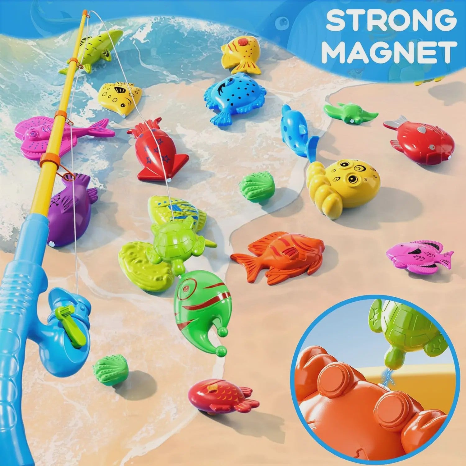 Magnetisch Vissen Spel - Interactief Watertafel & Badje Speelgoed voor Kinderen
