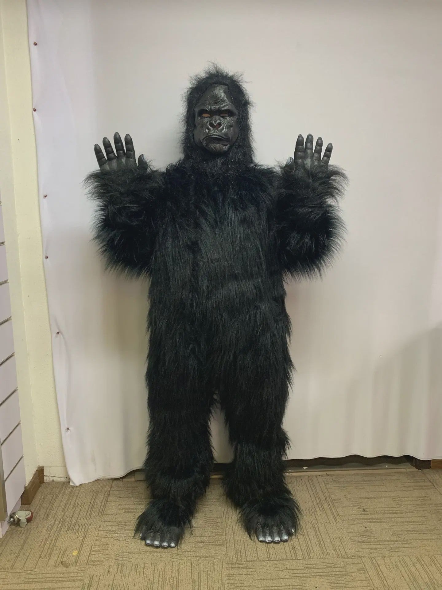 Volwassen King Kong Gorilla Mascotte Kostuum - Feest & Evenement Outfit