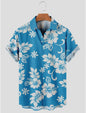 Heren Aloha Hawaï Hawaïaanse Bloemenprint Shirt Korte Mouw
