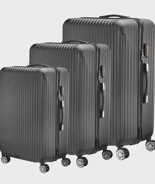 3-delige Hardcase Koffer Set: Lichtgewicht ABS Trolley met TSA Slot en Spinner Wielen