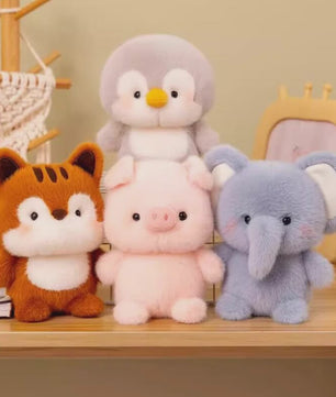 Schattige Pluche Dieren Knuffelpop - Zachte Kawaii Knuffel voor Kinderen