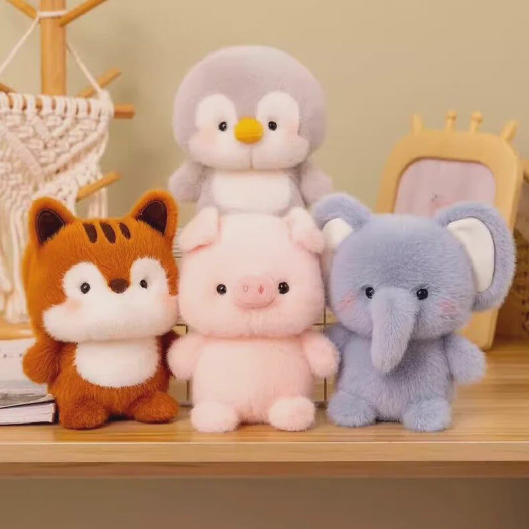 Schattige Pluche Dieren Knuffelpop - Zachte Kawaii Knuffel voor Kinderen