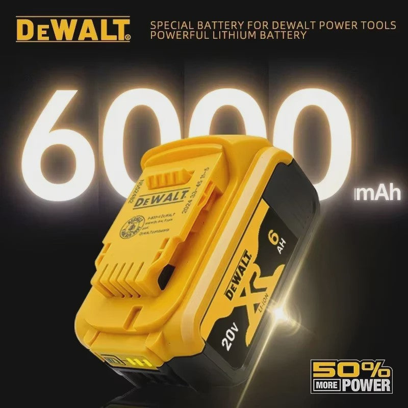 DeWalt 20V MAX XR 6.0Ah Lithium Accu - DCB206 - Snel Opladen
