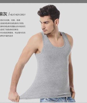 Comfortabel Heren Basic Katoen Tanktop - Slim Fit & Ademend