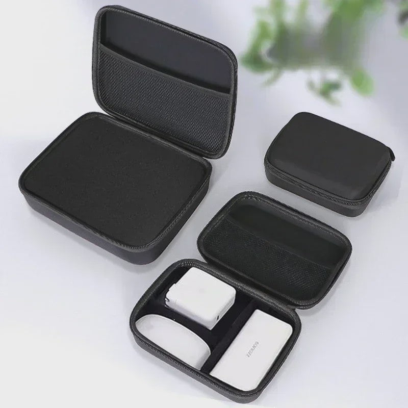 Veelzijdige EVA Hardcase Opbergdoos - Schokbestendig en Draagbaar voor Oordopjes, Accessoires & Make-up