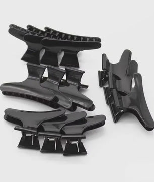 Professionele Vlinder Haarclips - Set van 25 Stuks voor Styling en Haarsecties