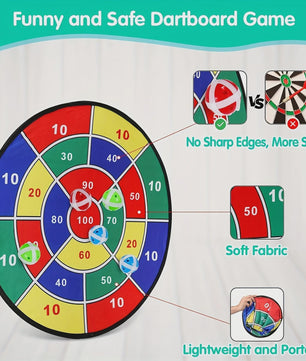 29 Inch Kind Dartsspel Set met Plakballetjes - Indoor & Outdoor Plezier