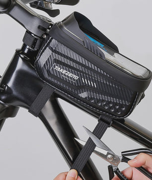 Bicycle Bag Waterproof Touch Screen Cycling Bag Bicycle Front Cell Phone Holder Bag 4.7-6.8 inch Phone Case Bike Accessories