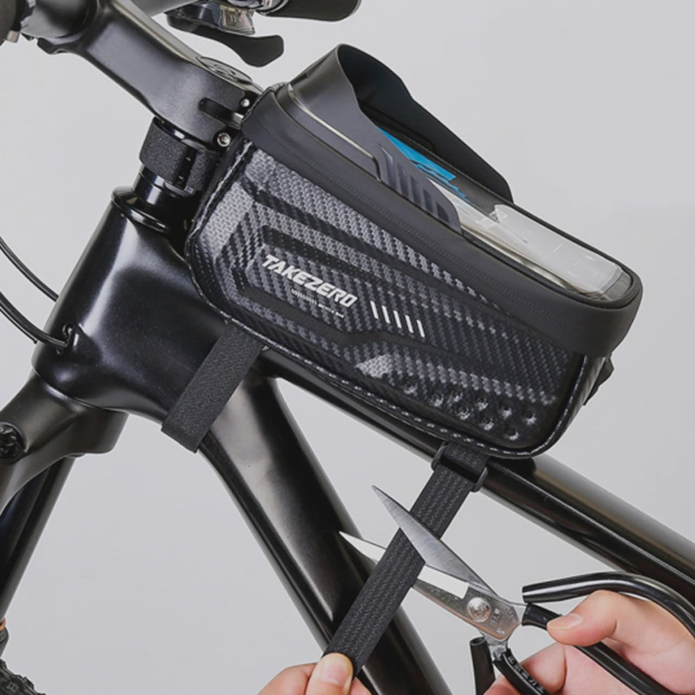 Bicycle Bag Waterproof Touch Screen Cycling Bag Bicycle Front Cell Phone Holder Bag 4.7-6.8 inch Phone Case Bike Accessories