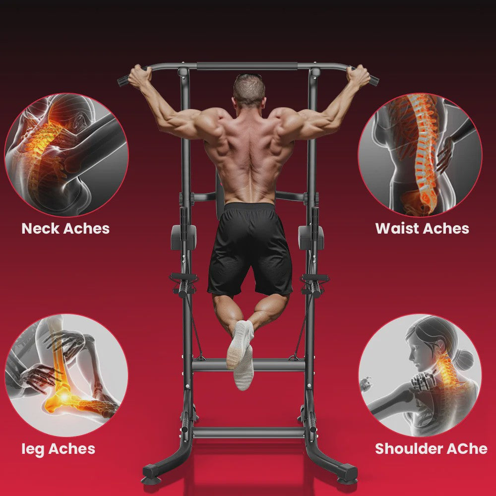 Power Tower Home Gym Station - Multifunctioneel Dip Station & Pull Up Bar