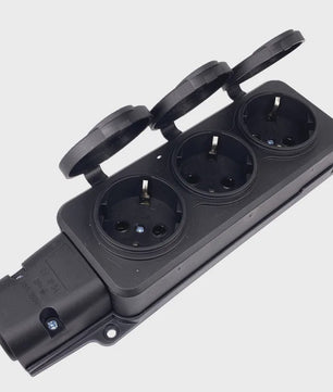 Waterdichte Buiten Verlengkabel met 3 of 4 Stopcontacten - IP54 - 16A/3500W