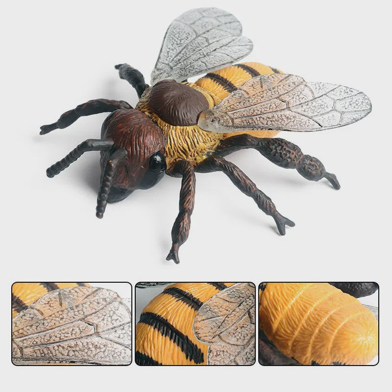Realistische Insecten Speelgoed Set: Lieveheersbeestje, Bij, Spin & Meer - Educatief Plezier voor Kinderen